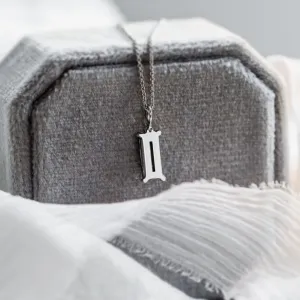 Zlatý náhrdelník s baguette salt'n'pepper diamantem PARIS Thumbnail