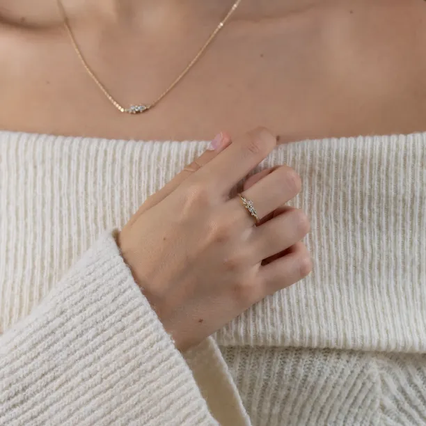 Diamantový cluster prsten CLARIAS Image