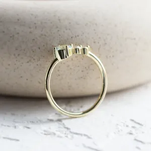 Romantický prsten s akvamarínem a diamanty AQUA Thumbnail