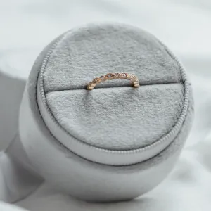 Vintage eternity prsten s diamanty LATVIA Thumbnail