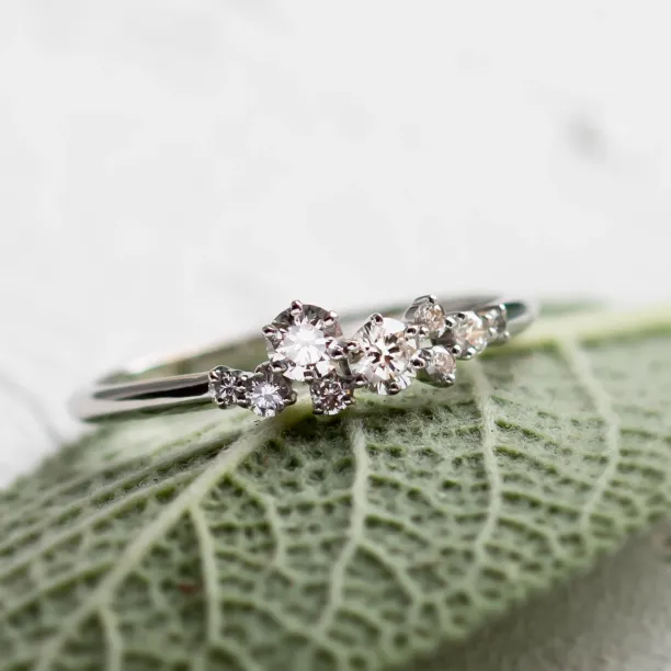 Diamantový cluster prsten CLARIAS Image