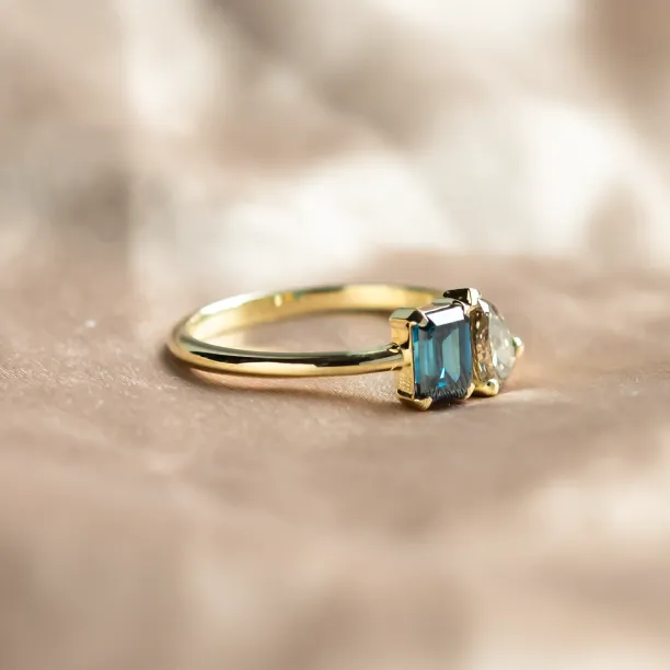 Toi et Moi lab grown diamond ring DOLORES Image