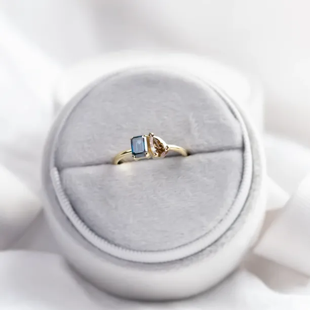 Toi et Moi lab grown diamond ring DOLORES Image