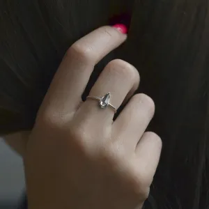 Basic salt'n'pepper diamond ring WILMA Thumbnail