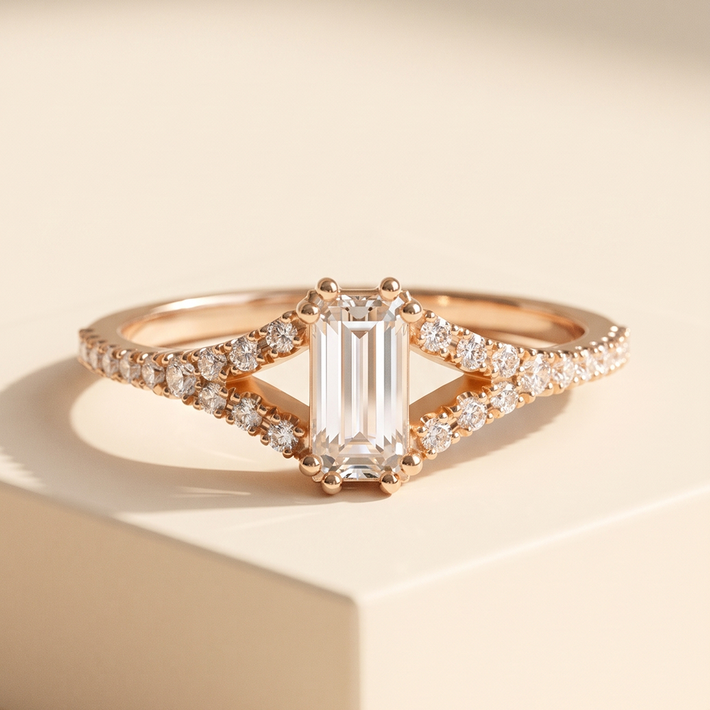 Moissanite ring style 1