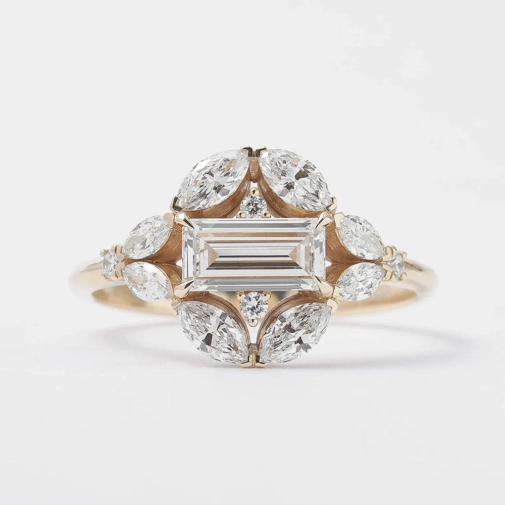 Lab-grown diamond ring style 1
