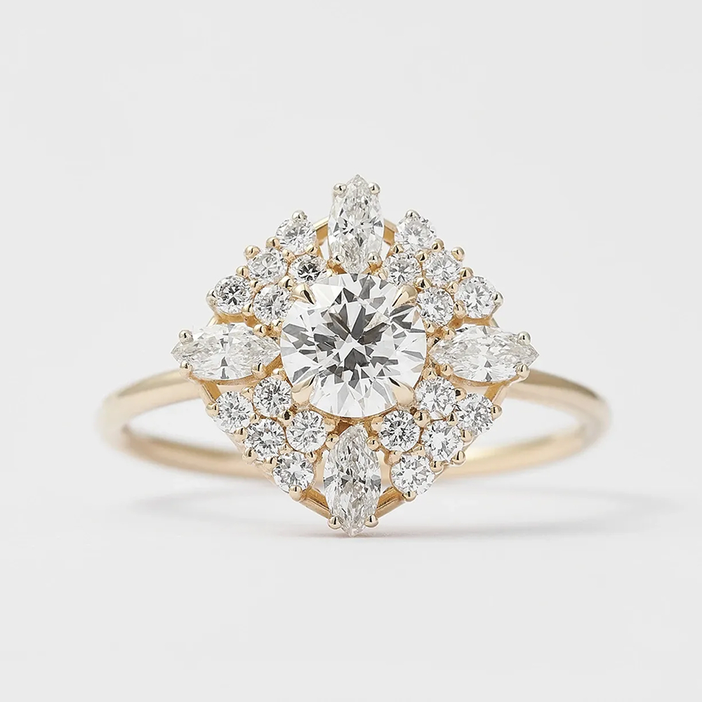 Lab-grown diamond ring style 6