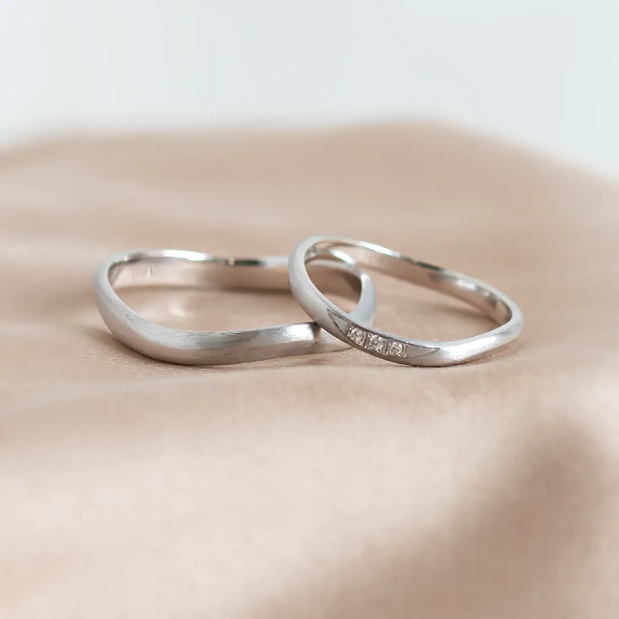 Organic wedding ring