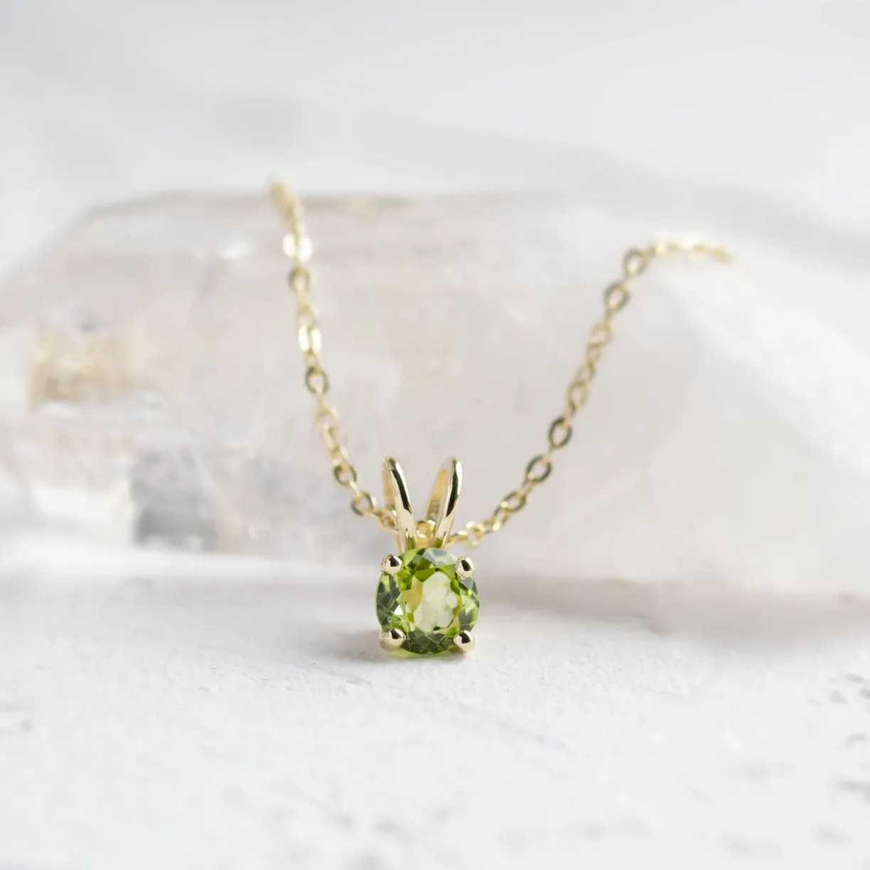 peridot pendant