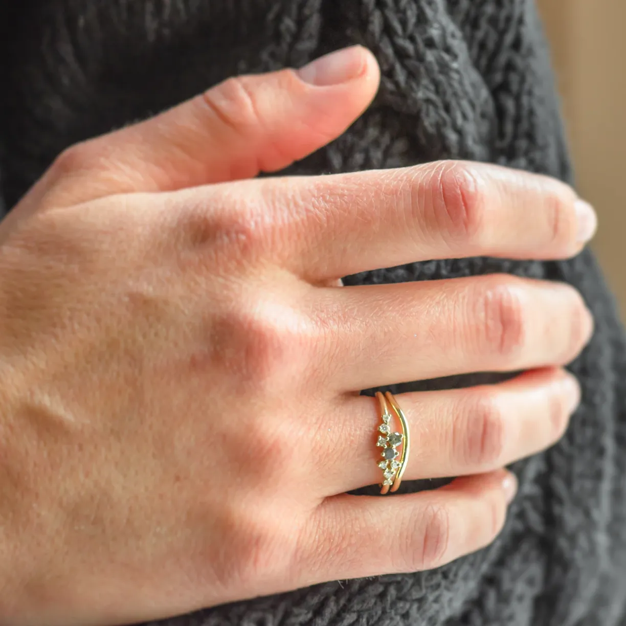 Custom engagement set Mialis