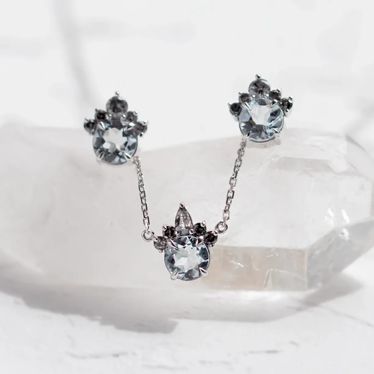 Aquamarine jewellery set